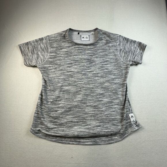 Adidas x Reigning Champ Shirt Womens Large Heathered Gray Athletic Top Gym - Picture 1 of 9